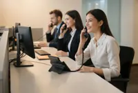 Náhľad: Operátorky call centra telefonujú cez Yealink SIP-T74W
