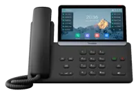 Náhľad: Yealink SIP-T77U – IP telefón so 7" dotykovým displejom, pohľad spredu