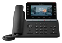 Náhľad: Yealink SIP-T85W – prémiový IP telefón s 5,5" displejom, pohľad spredu